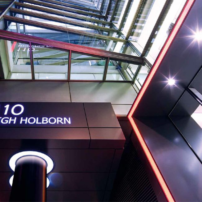 Interior of the 110 Holborn building