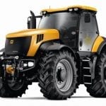 A picture of a large JCB tractor