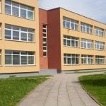 The outside of a school building